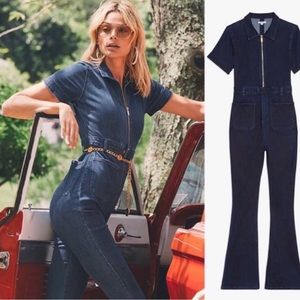 WeWoreWhat Denim Jumpsuit